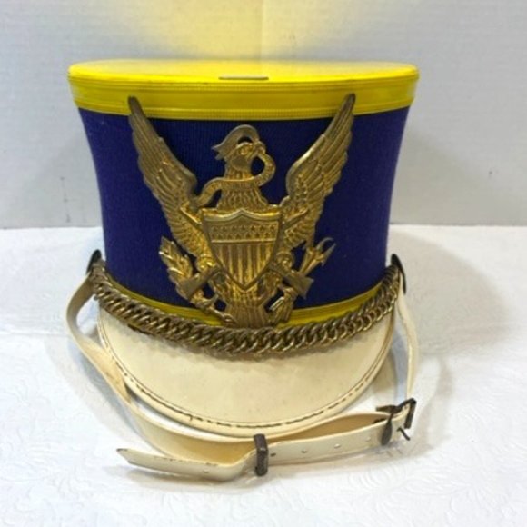 Marching Band Hat Accessories Vtg Military Marching Band Shako Hat